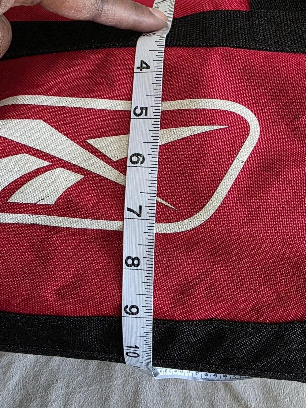 Reebok Red and Black Sports Duffel Bag/Weekender